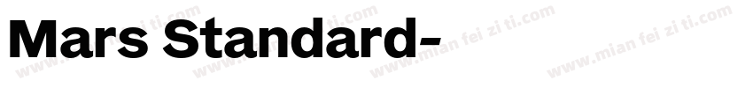 Mars Standard字体转换